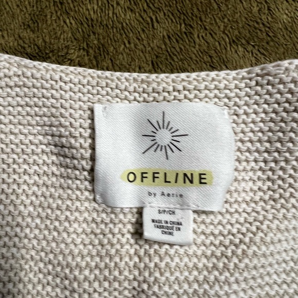 Offline Cream Ribbed Sweater - Picture 2 of 3